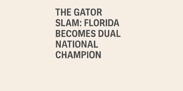 florida national champion gator slam