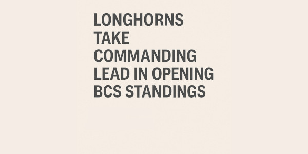longhorns take commanding lead